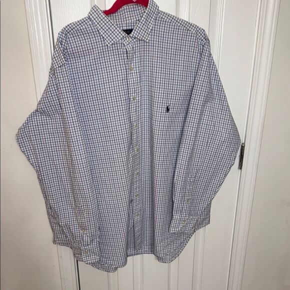 Men's Blue Checkered Shirt - Picture 1 of 13